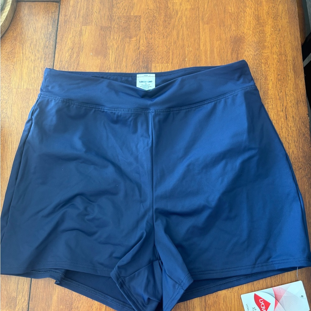 Women's Navy Blue Swim Shorts